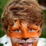 Maquillage tigre mariage