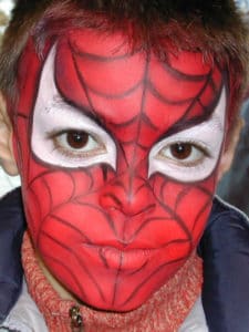 maquillage enfant spiderman