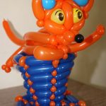 sculpture ballon renard