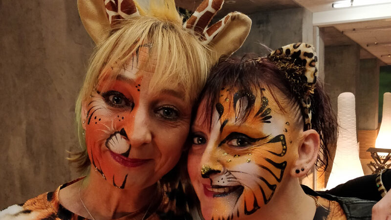 Maquillage artistique tigre adulte 2025