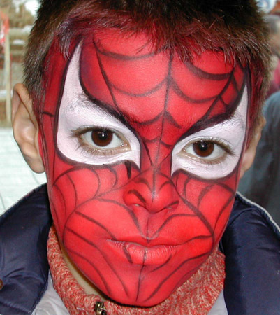 choix bon maquilleur spiderman