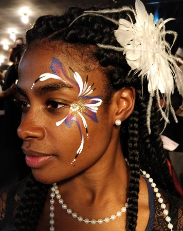 tattoos paillettes maquilleuse