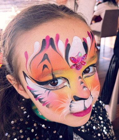 bijou strass maquillage chat