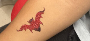 tatouage paillette chauve souris